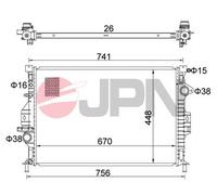 Radiatore, Raffreddamento motore per FORD LAND ROVER VOLVO C-MAX FOCUS FREELANDE