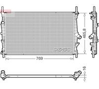 Radiatore, Raffreddamento motore per FORD TOURNEO CUSTOM TRANSIT TRANSIT CUSTOM