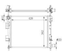 Radiatore, Raffreddamento motore per HYUNDAI i10