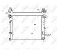 Radiatore, Raffreddamento motore per HYUNDAI KIA CEE'D ELANTRA i30 PRO CEE'D