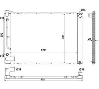 Radiatore, Raffreddamento motore per LEXUS RX