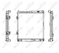Radiatore, Raffreddamento motore per MERCEDES-BENZ 124