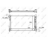 Radiatore, Raffreddamento motore per MERCEDES-BENZ LC CLK SLK