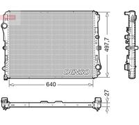 Radiatore, Raffreddamento motore per MERCEDES-BENZ CLASSE S GLC VITO