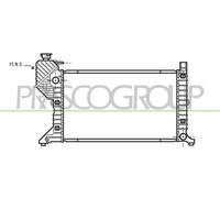Radiatore, Raffreddamento motore per MERCEDES-BENZ SPRINTER 2-t SPRINTER 3-t SPR