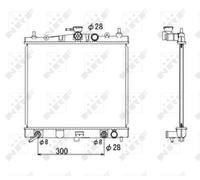 Radiatore, Raffreddamento motore per NISSAN MICRA MICRA C+C NOTE