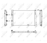 Radiatore, Raffreddamento motore per NISSAN QASHQAI