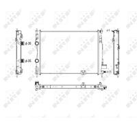 Radiatore, Raffreddamento motore per NISSAN QASHQAI