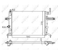 Radiatore, Raffreddamento motore per OPEL VAUXHALL ASTRA ASTRA G CLASSIC ASTRAVA