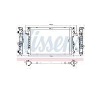 Radiatore Raffreddamento Motore Per Renault Espace IV Laguna II 8200292771
