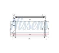 Radiatore Raffreddamento Motore per Renault Opel Nissan Opel 7701057117