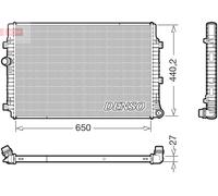Radiatore, Raffreddamento motore per SKODA VW BEETLE CADDY CADDY ALLTRACK CC GOL