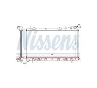 Radiatore Raffreddamento Motore Per Subaru Forester 45111SA010 45111SA011