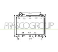 PRASCO SZ056R002 Radiatore motore