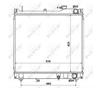 Radiatore, Raffreddamento motore per SUZUKI GRAND VITARA