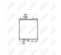 Radiatore, Raffreddamento motore per SUZUKI IGNIS