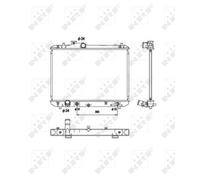 Radiatore, Raffreddamento motore per SUZUKI SWIFT