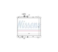 Radiatore Raffreddamento Motore Per Suzuki Swift IV 1770069L00 1770069L01