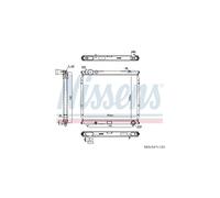 Radiatore Raffreddamento Motore Per Suzuki Vitara 17700-86CC0 17700-86CC1