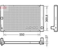 Radiatore, Raffreddamento motore per TOYOTA AURIS COROLLA