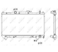 Radiatore, Raffreddamento motore per TOYOTA AVENSIS
