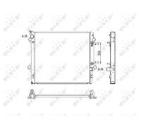 Radiatore, Raffreddamento motore per TOYOTA LAND CRUISER PRADO