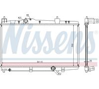 NISSENS 64655A Radiatore motore