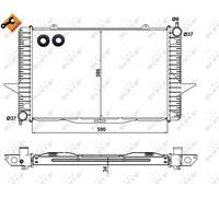 Radiatore, Raffreddamento motore per VOLVO C70 S70 V70 XC70