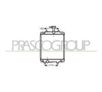 PRASCO CI201R003 Radiatore motore