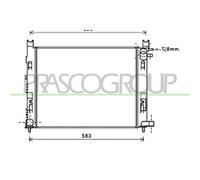 PRASCO DA226R002 Radiatore motore