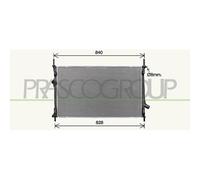 Prasco Radiatore motore FD913R002 per Ford Transit 2.0 EcoBlue