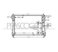 Radiatore Per Mercedes C Class (w204/s204) Dal 2007 Al 2010 Me029r004 2045000603