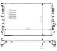 Radiatore, Raffreddamento motore Sx per AUDI SEAT SKODA VW A3 ARTEON ATECA GOLF
