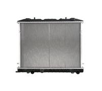 Thermotec Radiatore motore D7X048TT – per cambio manuale, rete 588×424×32 mm, alette saldate