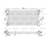 VALEO 701727 Radiatore motore