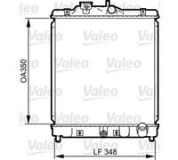 VALEO 734117 Radiatore motore