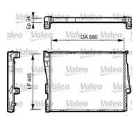 Radiatore, raffreddamento motore VALEO 734276