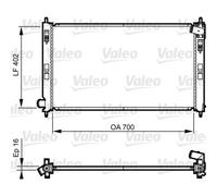 VALEO Radiatore, Raffreddamento motore 735575