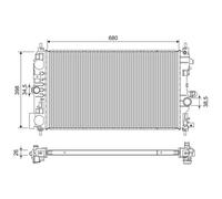 VALEO 701237 Radiatore motore