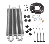 Radiatore Raffreddato Kit Radiatore Olio 4/6/8 File Piastra Di Trasmissione Per Auto In Alluminio Per E Convertitore Per Manuale Automatico Con Aletta Kit Radiatore Olio Moto