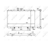 Radiatore Refrigerante Adatto Per Lexus RX L1 350 AWD
