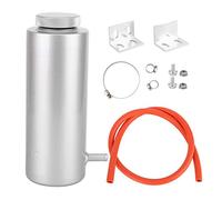 Radiatore Refrigerante Alluminio Cattura del serbatoio 800 ml Serbatoio di overflow universale UNIVERFOIR Edilizia in lega di gomma durevole per tutti i veicoli (Argento)