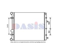 Radiatore Refrigerante Motore Compatibile Per VW Fox 5Z1 5Z3 1.4
