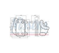 Radiatore Refrigeratore Olio Per Chrysler Jeep Mercedes 5080247AA 5080402AA