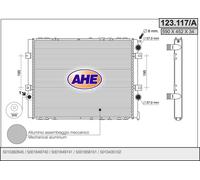 Radiatore RENAULT TRUCKS MASCOTT 150.35 (A00300161) 107kw 01-04