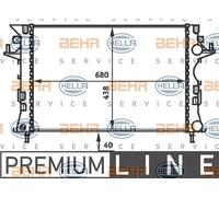 Radiatore RENAULT VEL SATIS - ESPACE IV - LAGUNA II 2.2 3.0 dCi Diesel ORIGINALE