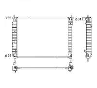 Radiatore ricambio ANTARA 05/2006 Captiva 24/32 20942542