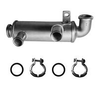Radiatore Ricircolo Gas Con Anelli di Tenuta Fascette PartsTec per Ford Focus II