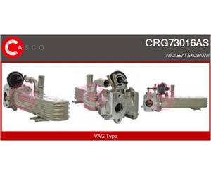 RADIATORE RICIRCOLO GAS SCARICO CASCO CRG73016AS 03G131063 PER VW PASSAT B6