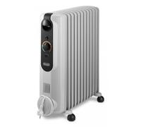 De’Longhi Radia-s Easytronic Interno Nero, Bianco 2500 W Riscaldatore ambiente elettrico a olio